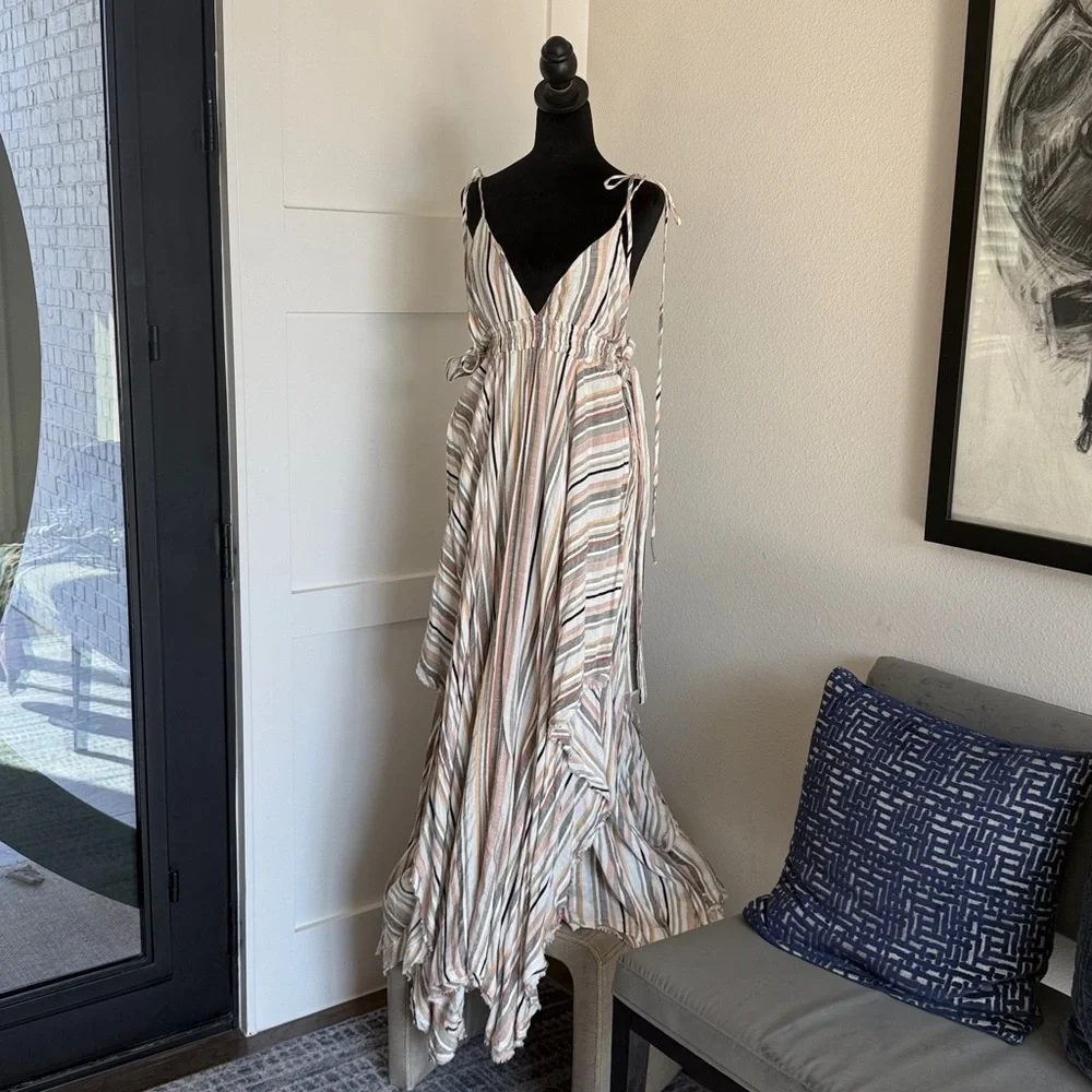 Free People Multicolor Striped Dress - Picture 1 of 8